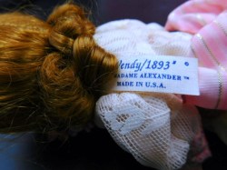 WENDY 1893 REDHEAD LABEL